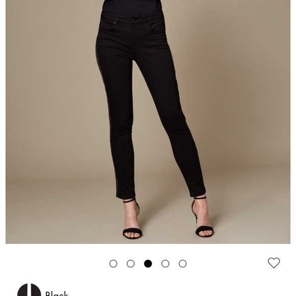 Karen Millen Black Jeans with size sequins - Picture 3 of 4